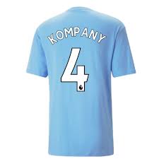 Camiseta de KOMPANY ML del Man City 2013-2014 Segunda Equipacion